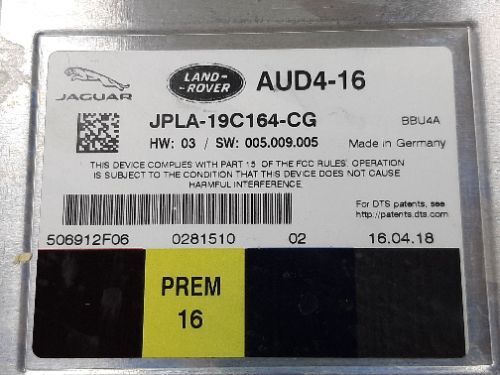 LAND ROVER DISCOVERY 5 L462 2018 Module Amplifier